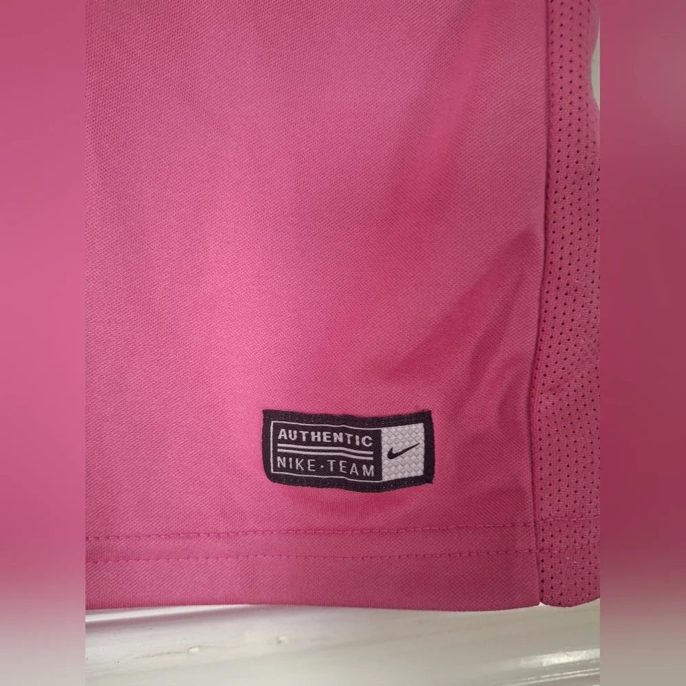 Nike Women Vibrant Pink Short Sleeve Tee Size L